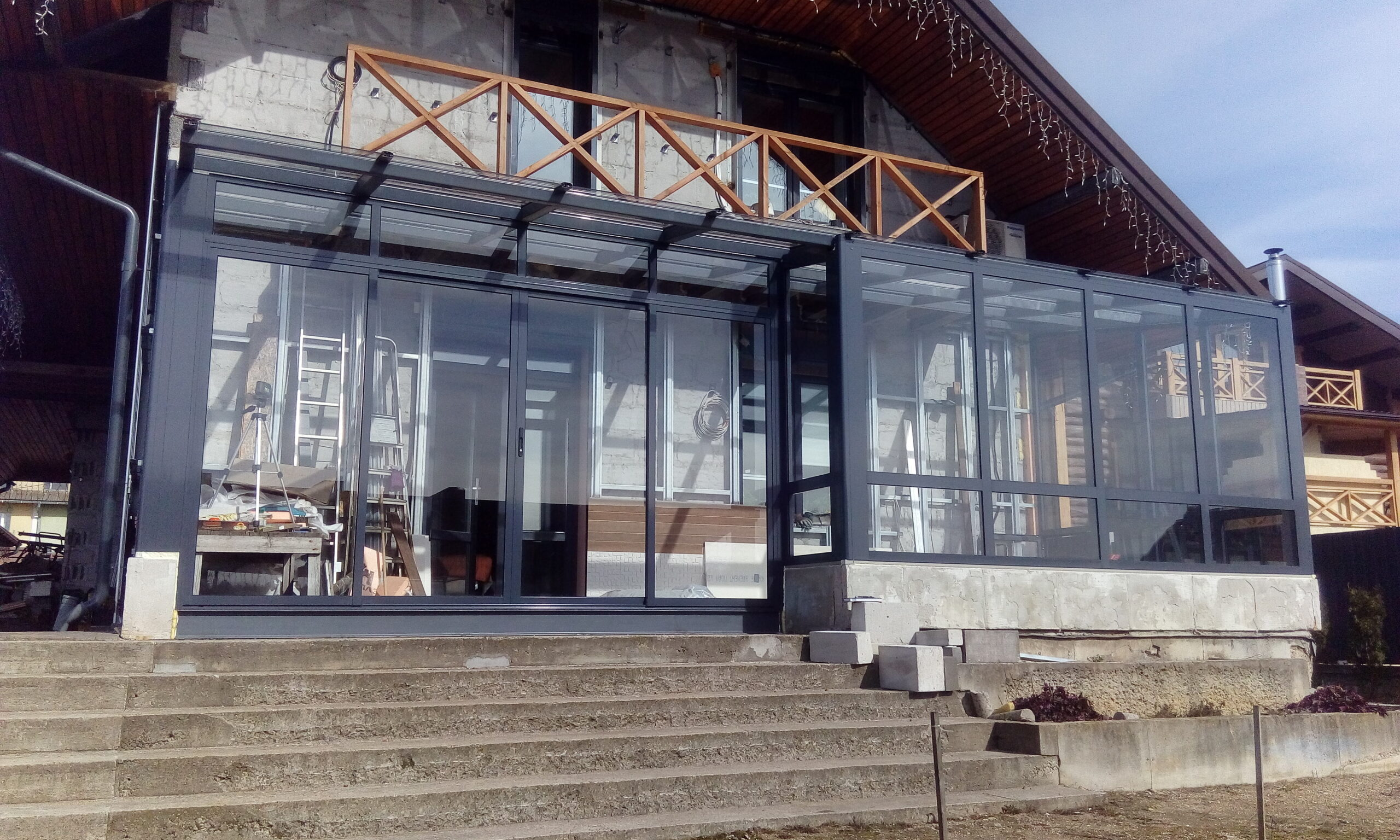 ALT100 Остекление террас без терморазрыва 3